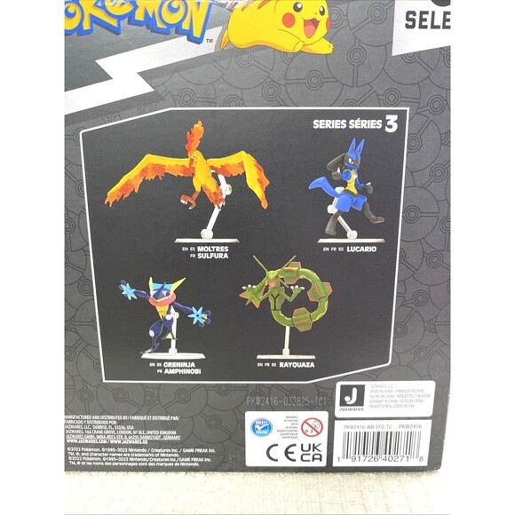 Pokemon Articulated Battle Figure MOLTRES 6" Select 2022 Series 3 Yellow - Picture 7 of 11